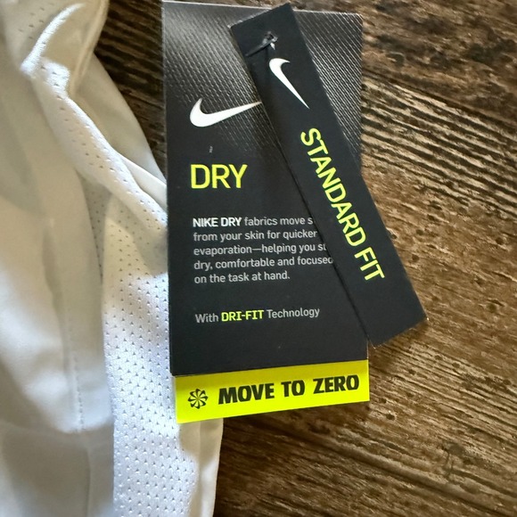 Nike‎ Womens Running Shorts XL White Dri Fit Lined Athletic Gym New Tag - Picture 9 of 9